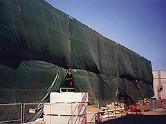Commercial Projects, Sony Studios: Sound stage foundation replacement and structural retrofit, Culver City, California